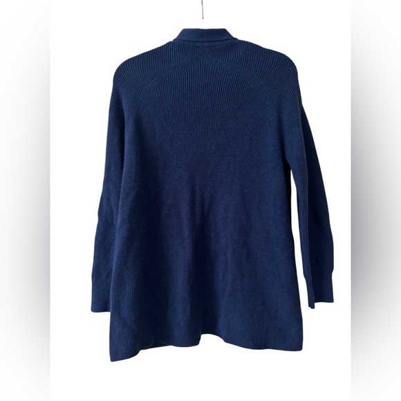 Lululemon Merino Wool-Blend Ribbed Long Wrap Sweater in Heathered Psychic - Picture 5 of 7